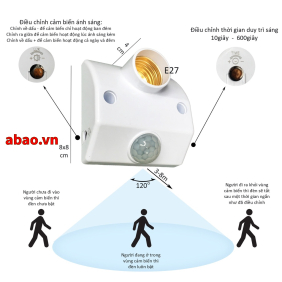 Đui đèn cảm ứng 9V