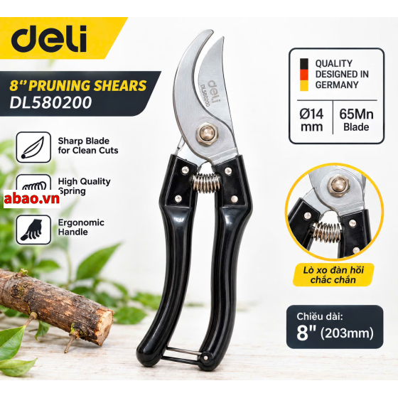 Kéo cắt cành Deli 