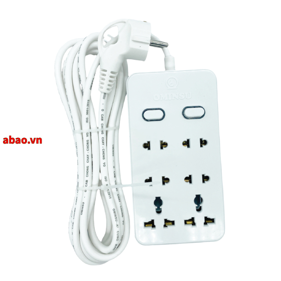 Ổ cắm điện 6 lỗ dây dài 4.5m OminSu 6ST-5