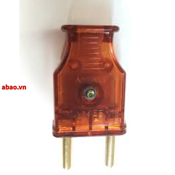 phích cắm  nâu chân tròn