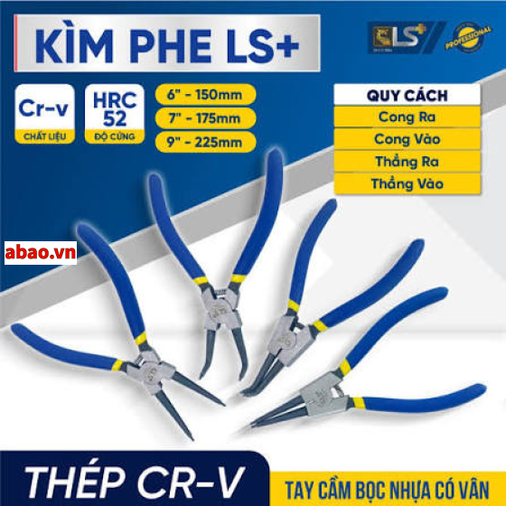 Kìm phe cong 7inch LS+