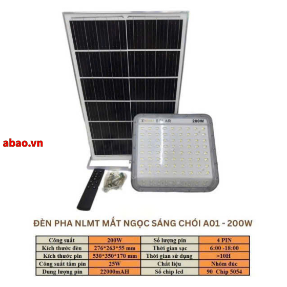 Đèn Pha Năng lượng mặt trời